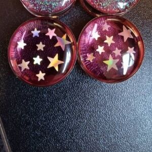 19mm pink star plugs